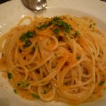 トラットリア エ ピッツェリア アミーチ - サルデーニャ島のカラスミとにんにくのスパゲッティ