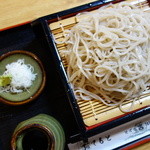 古川端 - もり蕎麦（￥650+大盛り￥200）
