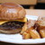 BRISKSTAND - 料理写真:チーズバーガーとポテト大盛