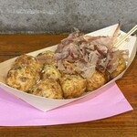 たこ焼道楽 わなか - 12個入りを岩塩とソースのハーフ＆ハーフに。