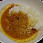 よもだそば - 特大かき揚げそば半カレーセット　￥６００