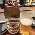 福太郎 - キリンクラシックラガー中瓶