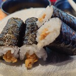 回転すし北海道 - 納豆巻き