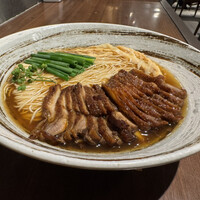 かしわ山椒汁そば