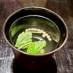胡蝶庵 仙波 - そばのお吸い物
