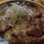 Bonten Shokudou - ねぎ塩豚丼アップ 2014.8