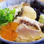 レストラン日本海 - 名物・鯛茶漬け　before