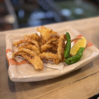 博多料亭 稚加榮 - 後造りのいか下足唐揚げ