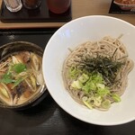 そば処 弥七 - 鴨つけそば1.5玉