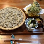 御手打ちそば やま本 - 天ざるセット