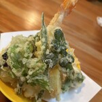 御手打ちそば やま本 - 沢山の種類の天麩羅