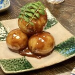 ときそば - じゃがいも煮っ転がし