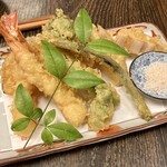 ときそば - 天ぷら盛り合わせ