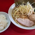 たま家 - ネギラーメン(並)+味卵 1,400円