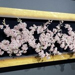 八王子うかい亭 - ひとつひとつの花びらが全てビーズ！すんげーなー