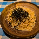 赤いどうくつ - たらことイカのスパゲッティ