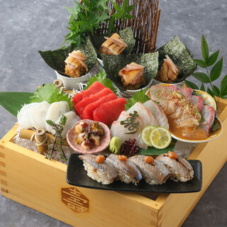 旬の魚に職人の一手間をかけたこだわりの「コトブキ海鮮盛り」