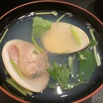 寿司正 - はまぐり汁