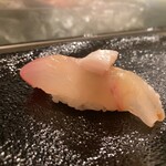 寿司正 - ひらめ昆布締め