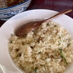麺屋鎌倉山 - ピラフ大。500円だが、400円が適正価格