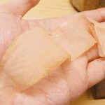 鮨しゅんじ - 削りたてのかつお節