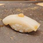 鮨しゅんじ - すみいか/煮切/おろし生姜