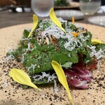 LOGICA - 野菜の前菜　バーニャカウダ仕立てのサラダ