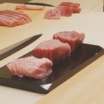 鮨しゅんじ - 大とろ、中とろ、赤身
