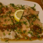 雷餃子のロースト豚♪見た目と違ってさっぱり味♪　fromグリーンロール