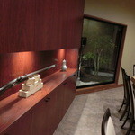 割烹 恵比寿 - お庭が見えます。