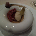 ラ・ベ - 冷たいフォンダンショコラ　アールグレイソルベ　クルミのクランブル