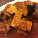 ほうば - 食べたかった牛スジの煮込み
                                トロトロでめちゃめちゃ旨し！
                                スープをご飯にたっぷりかけてもまた旨し！