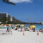 Star of Honolulu - ワイキキに着いたら取りあえず時差ボケしないようにワイキキでひと泳ぎです。
            