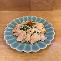 蒸し鶏ポン酢