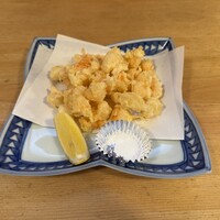 海老のあられ揚げ