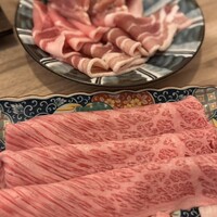 黄金出汁しゃぶと江戸前寿司 肉のあさつ 梅田お初天神店 - 