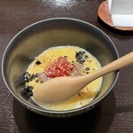 鮨もりむら - 『おまかせコース』のたまごかけごはん