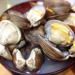 てんこ盛りのあさり汁