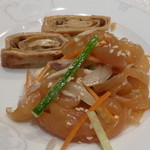 家全七福酒家 SEVENTH SON RESTAURANT - 前菜（くらげ、湯葉巻き）