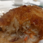 家全七福酒家 SEVENTH SON RESTAURANT - カニの甲羅揚げ。カニの身がぎっしり！