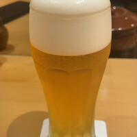 焼鳥 森本 - アサヒ生ビール(693円)