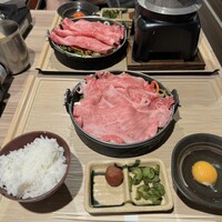 黄金出汁しゃぶと江戸前寿司 肉のあさつ 梅田お初天神店 - 