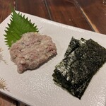 まさむね - アジなめろう刺身