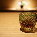 日本料理FUJI - 藤枝の古酒味醂 飛鳥山と山崎12年ものをババロアと合わせて。