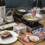 リバーサイド鮨和食 堀江燈花 - 鰤しゃぶコース