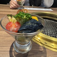 芦屋焼肉 結 - サラダ