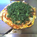 やけっぱち - けっこう小ぶり☆肉玉そば+ネギかけ