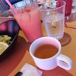 カフェ・スコーラ - スープとグレープフルーツジュース