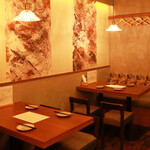 三茶 ユキツバキ - ボックス席