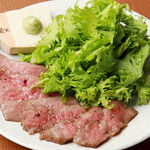 三茶 ユキツバキ - 和牛の炭たたき